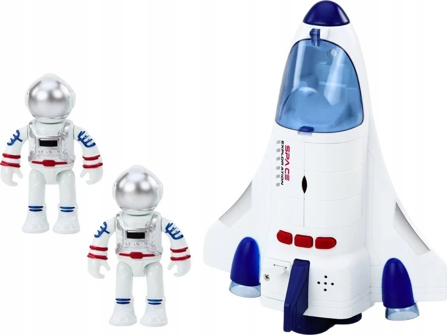 Lean Toys Žaislinis kosminis laivas su šviesomis ir garsais