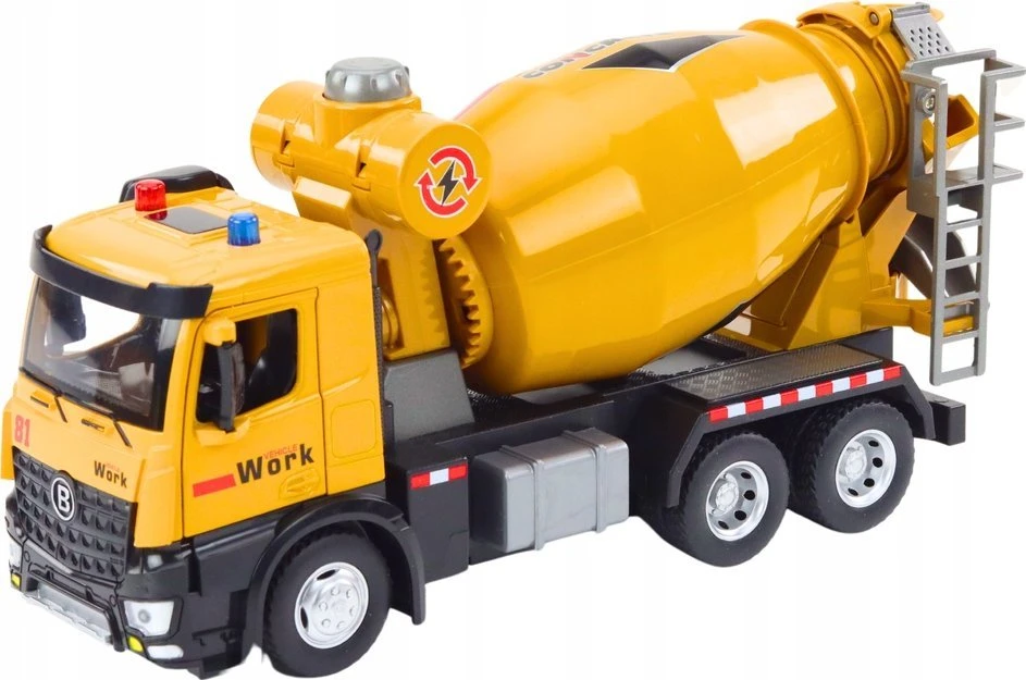 Lean Toys Betono maišyklė su trinties varikliu, šviesomis ir garsais
