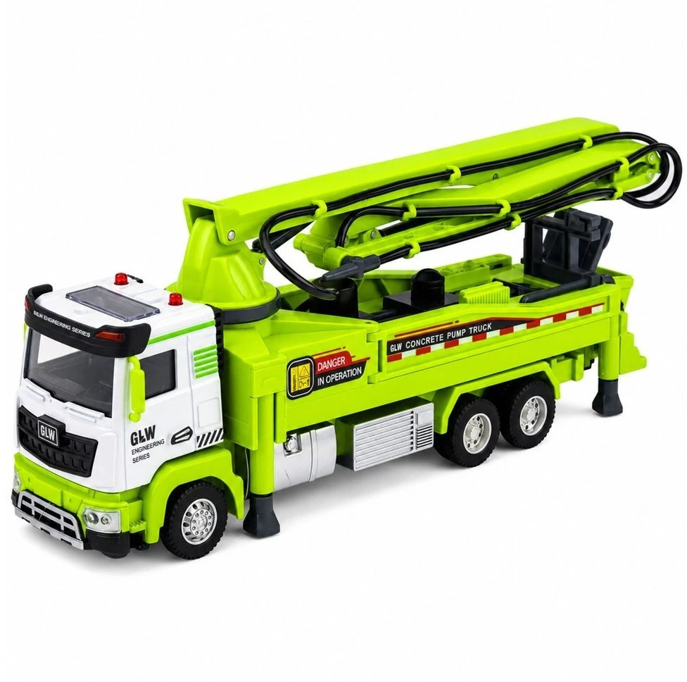 Lean Toys Žaislinis autocisternos modelis su šviesos ir garso efektais, 1:40