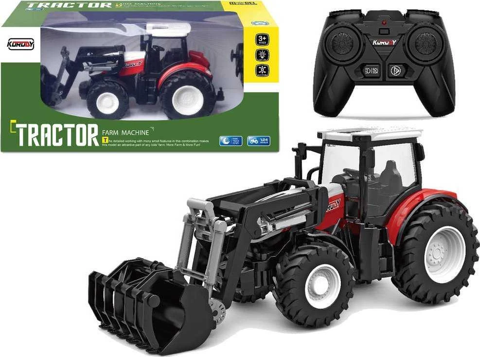 Nuotoliniu būdu valdomas traktorius Lean Toys