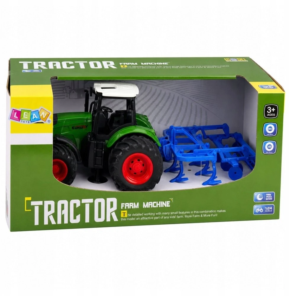 Traktorius su kultivatoriumi 1:24