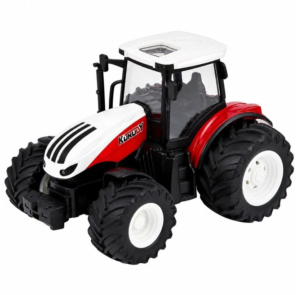 Lean Toys Traktorius 1:24 su priekaba