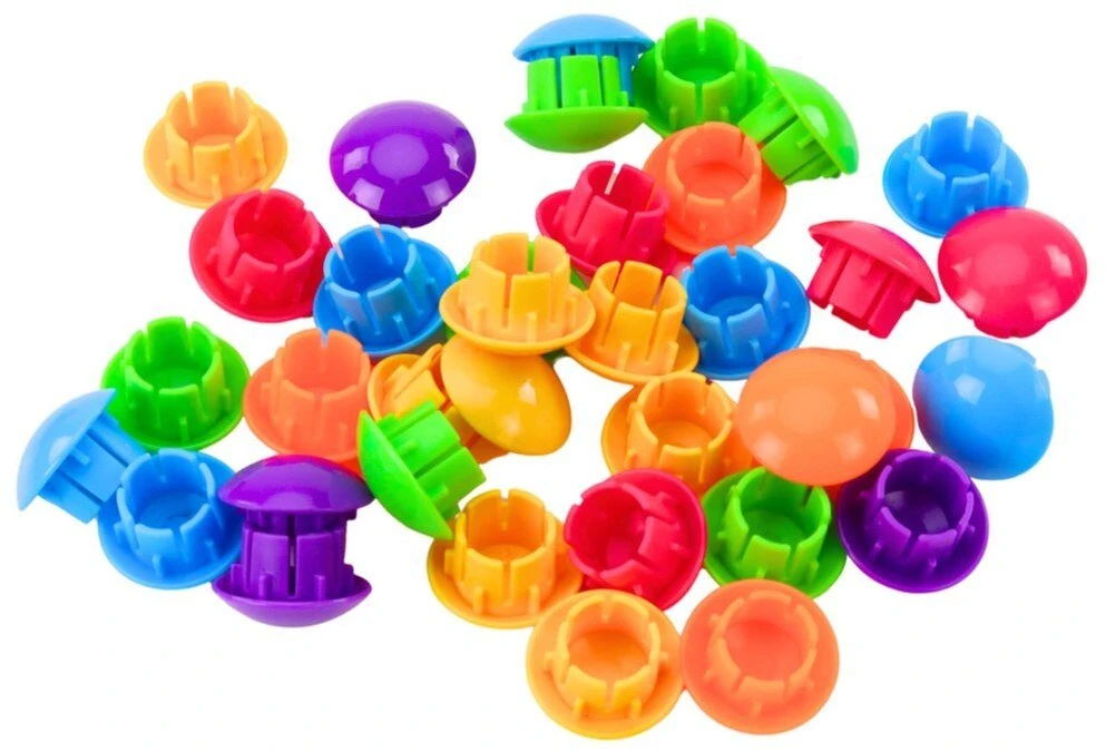 Lean Toys Mygtukų mozaikos dėlionė 46 vnt.