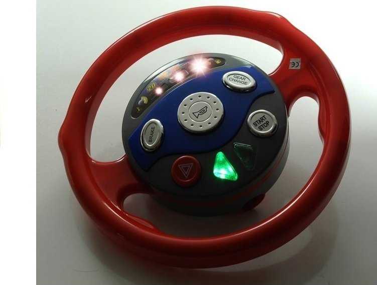 Lean Toys „LeanToys“ vairo simuliatorius automobiliui su tikrais garsais