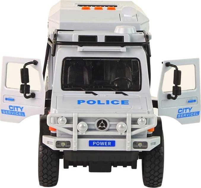 Lean Toys Miesto tarnybų visureigis su šviesos ir garso efektais