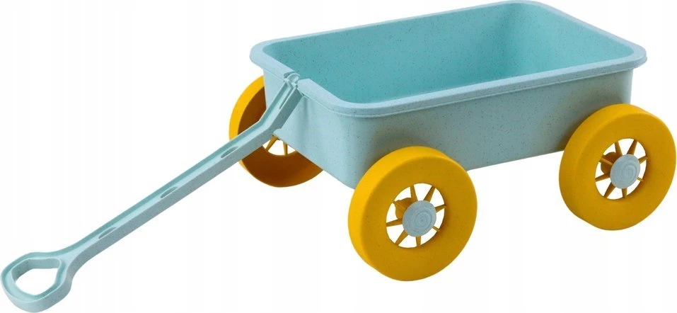Lean Toys Smėlio vežimėlis pasteliniu turkio atspalviu