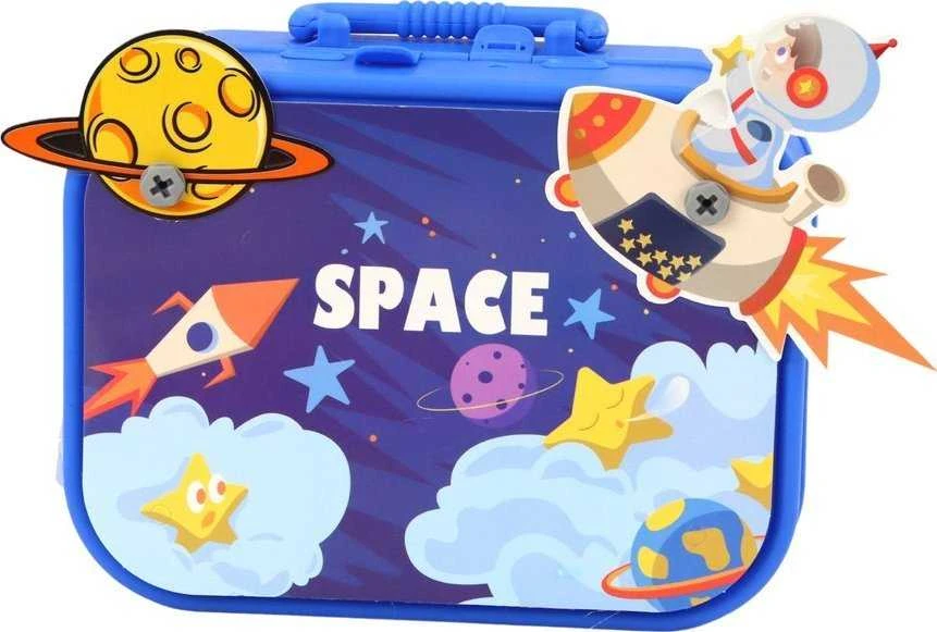 Konstruktorius su atsuktuvu Lean Toys Kosmosas