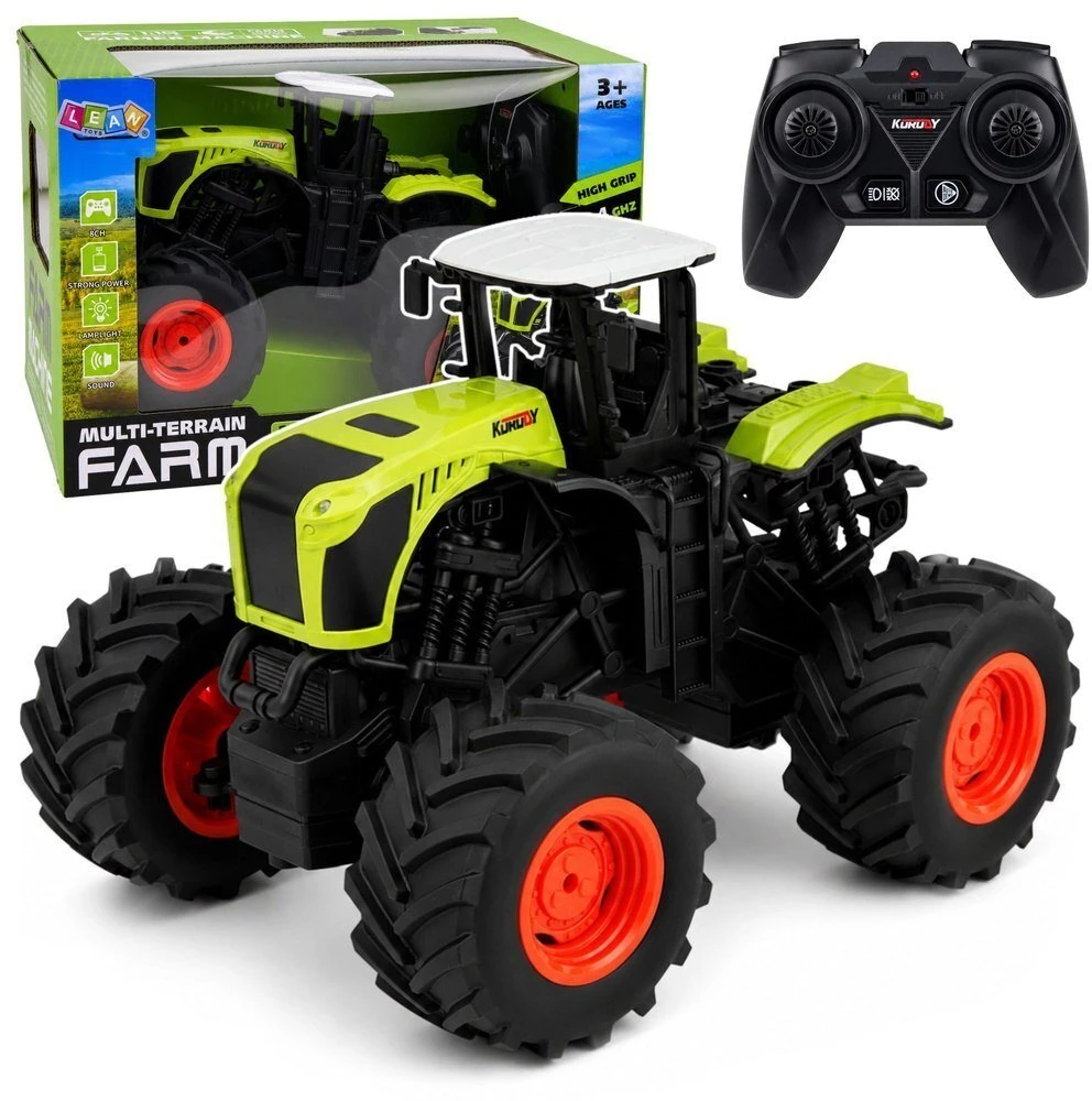 Lean Toys RC traktorius 1:16
