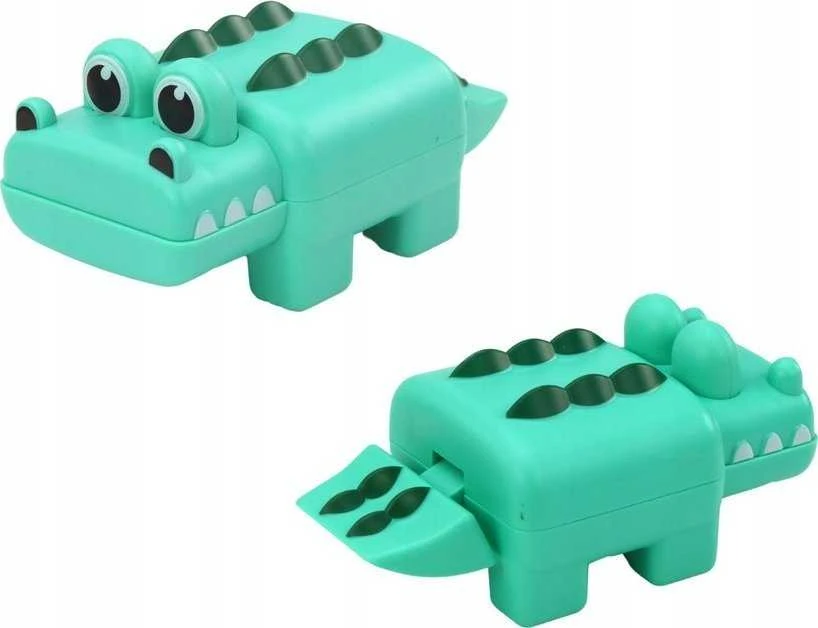 Lean Toys Vonios žaislas krokodilas vaikams, 11x6x5 cm