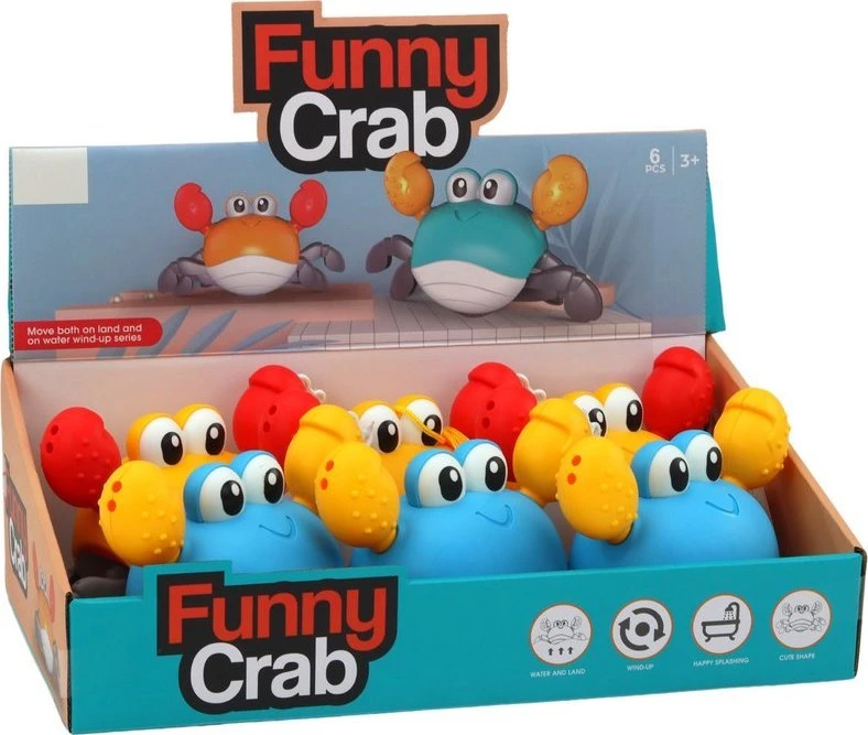 Lean Toys Krabų Žaislas Maudynėms