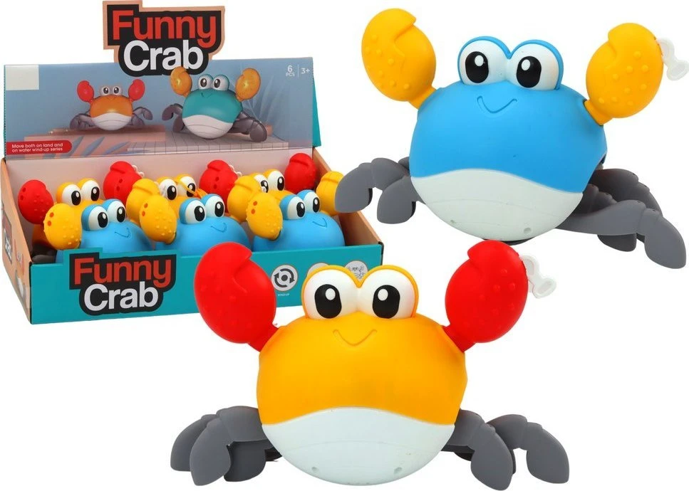 Lean Toys Krabų Žaislas Maudynėms