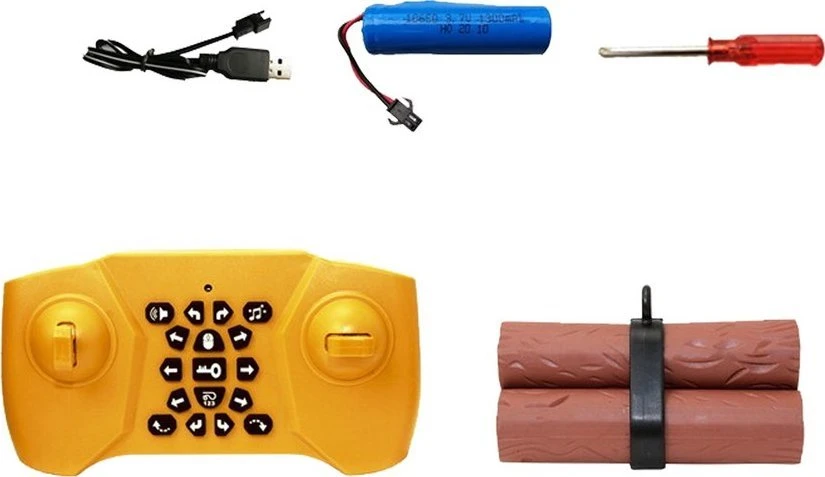 Lean Toys Nuotoliniu būdu valdomas šakinis krautuvas