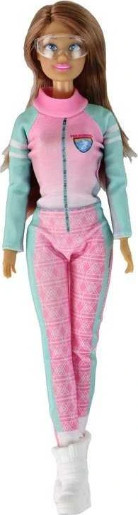Lean Toys Lėlė Anlily slidininkė su priedais