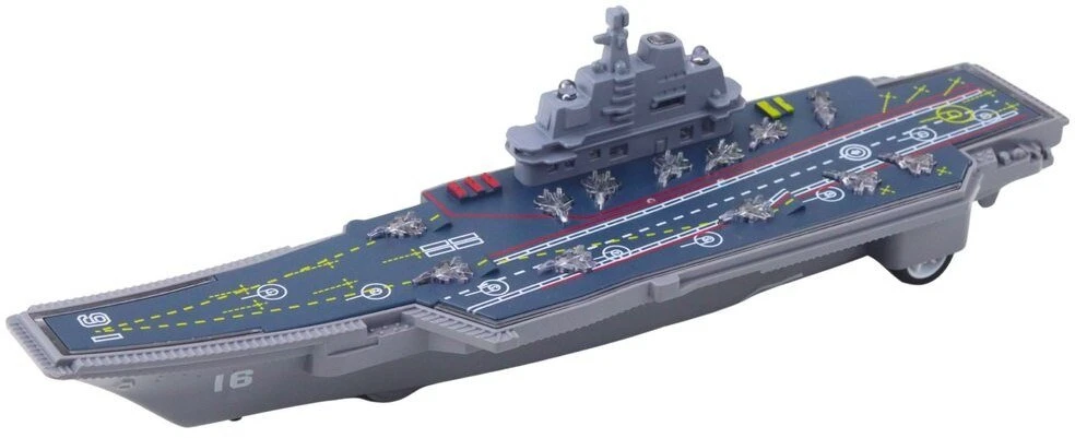 Lean Toys Karinis lėktuvnešis su šviesomis ir garsais 24 cm