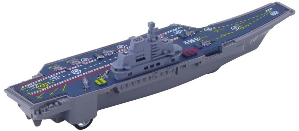 Lean Toys Karinis lėktuvnešis su šviesomis ir garsais 24 cm