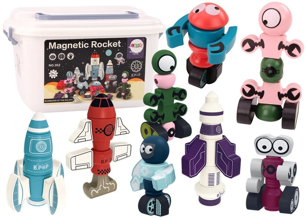 Lean Toys Konstruktoriaus figūrėlių rinkinys, 56 vnt.