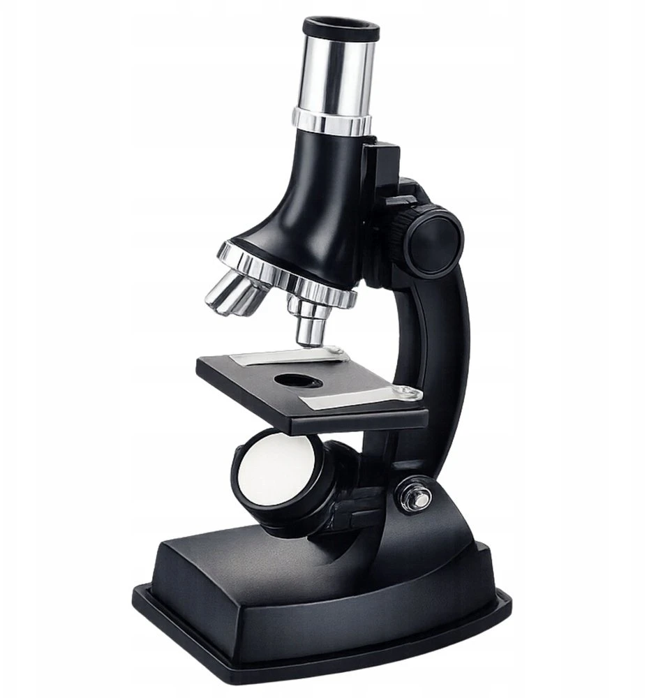 Lean Toys Mikroskopas vaikams su priedais 300x didinimas