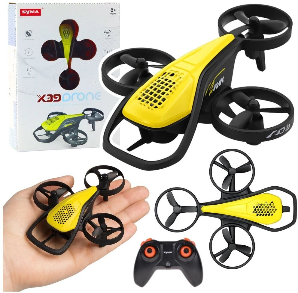 Lean Toys Mini dronas Syma X39 keturių ašių 12.4x10 cm