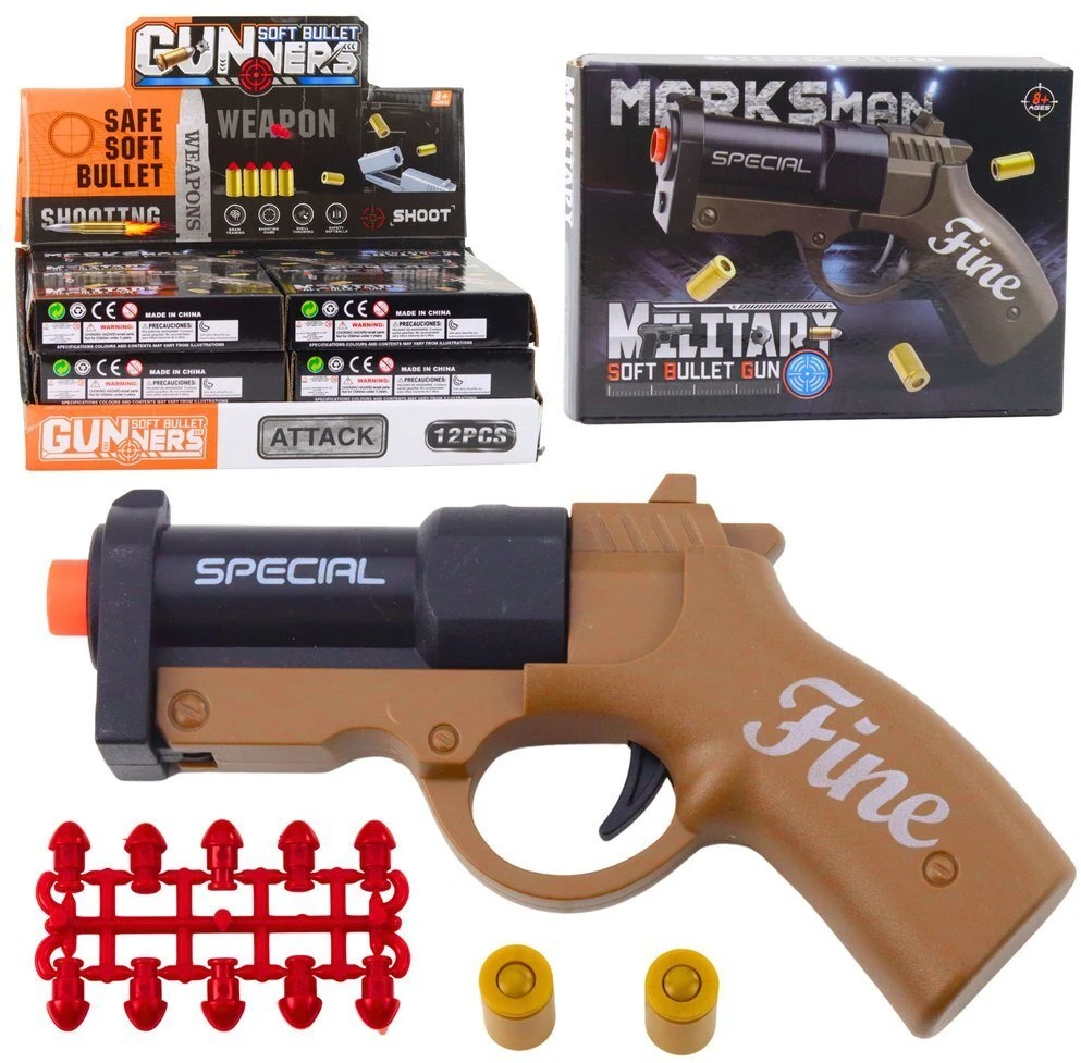 Lean Toys Žaislinis pistoletas Marksman Fine 13.5 cm