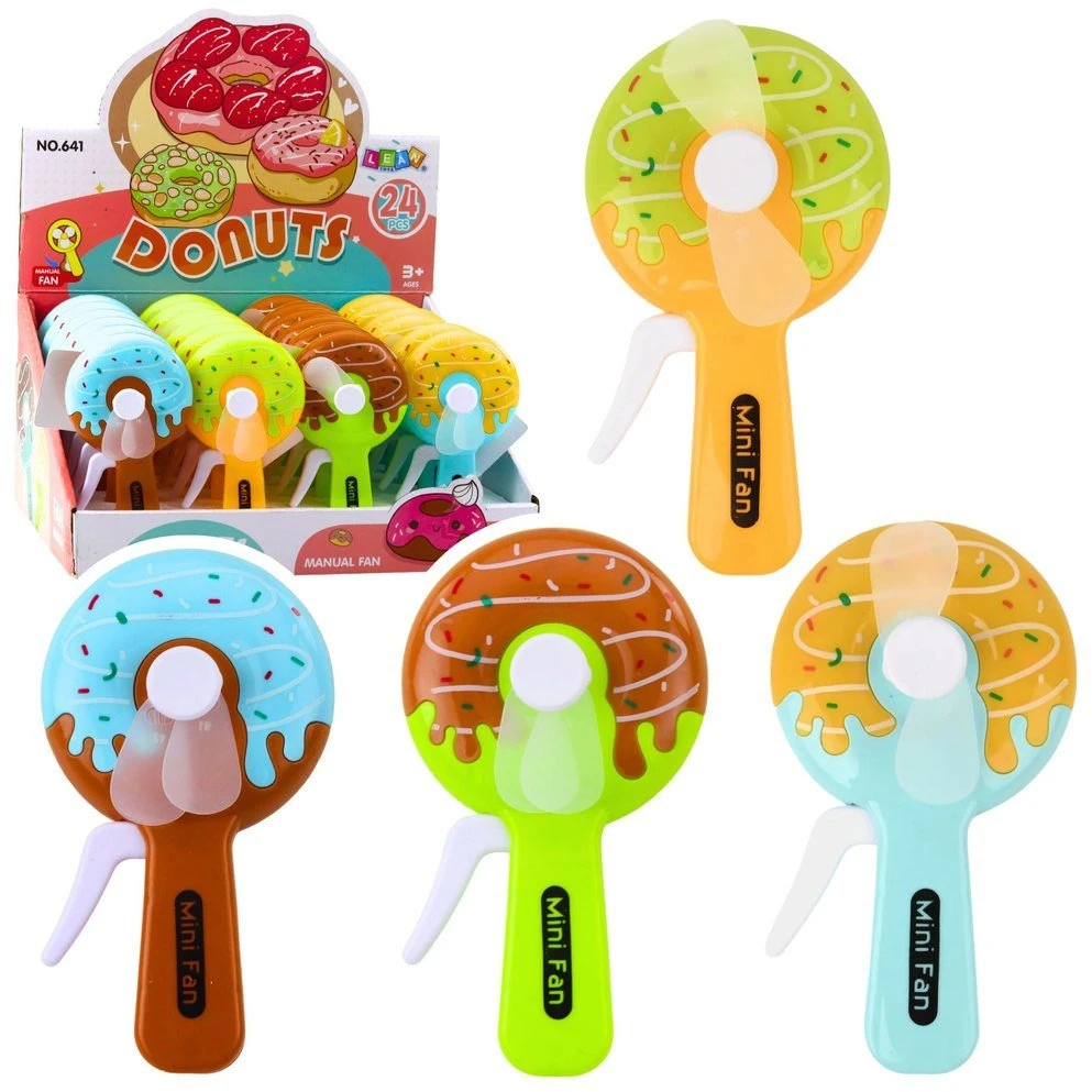 Lean Toys Rankinis vėjo malūnėlis „Donut“, 14 cm