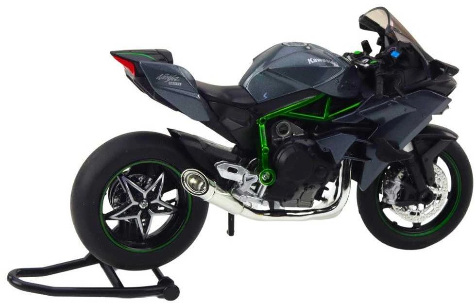 Lean Toys Metalinis sportinis motociklas 1:12 pilkas