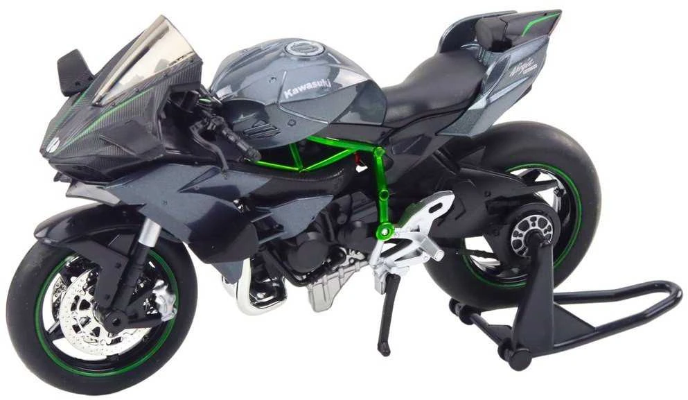 Lean Toys Metalinis sportinis motociklas 1:12 pilkas