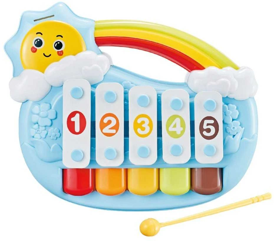 Lean Toys Vaikiškas pianinas su melodijomis, 24x20 cm