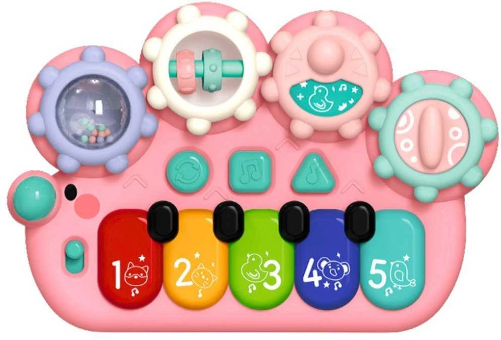 Lean Toys Interaktyvus vaikiškas pianinas su krumpliais