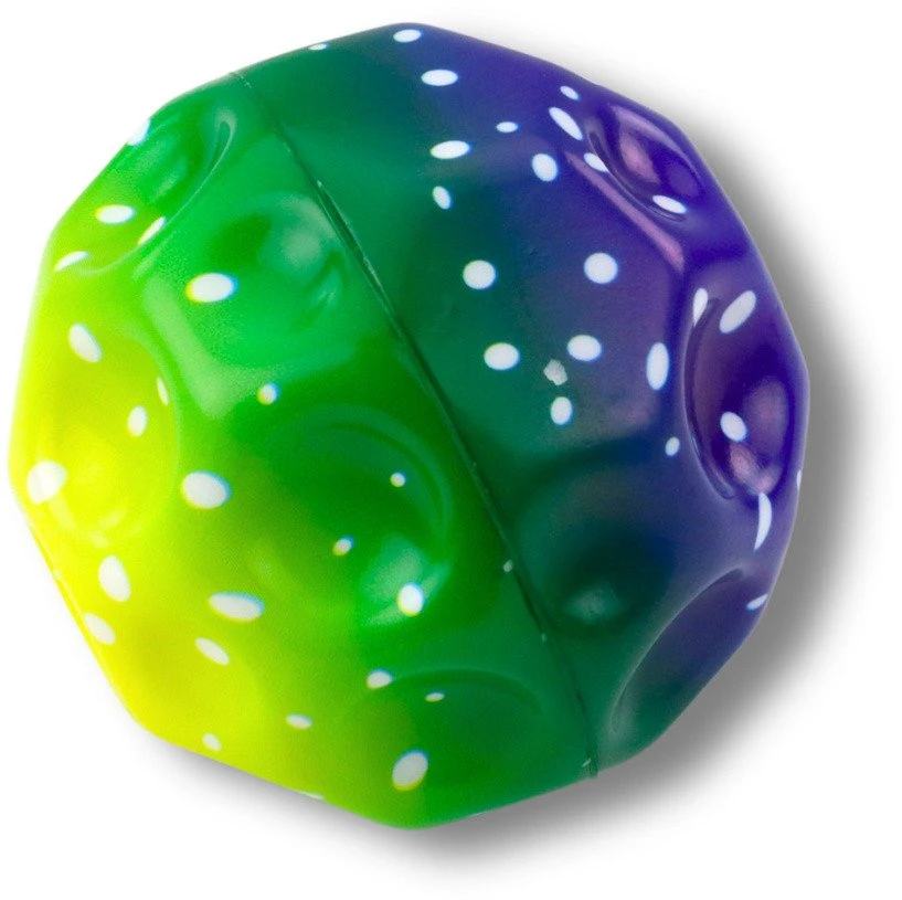 Lean Toys Kamuolys su įdubimais, spalvotas 10 cm