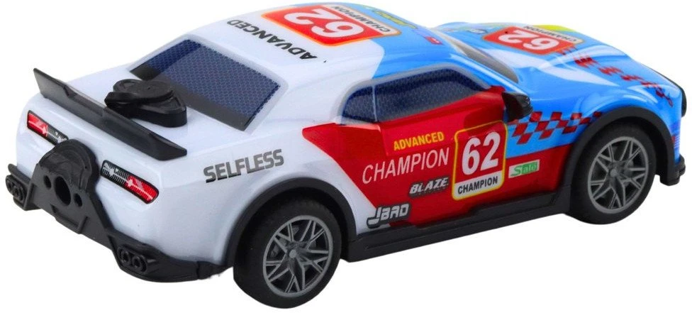 Lean Toys Nuotoliniu būdu valdomas automobilis su LED šviesomis ir rūko efektu 1:22
