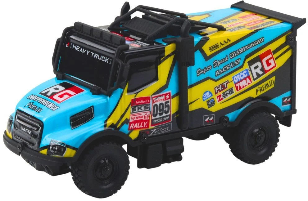 Lean Toys Nuotoliniu būdu valdomas sunkvežimis su garso signalu