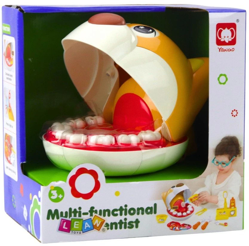 Lean Toys Dantisto Žaislas su Priedais, 17x11x13 cm