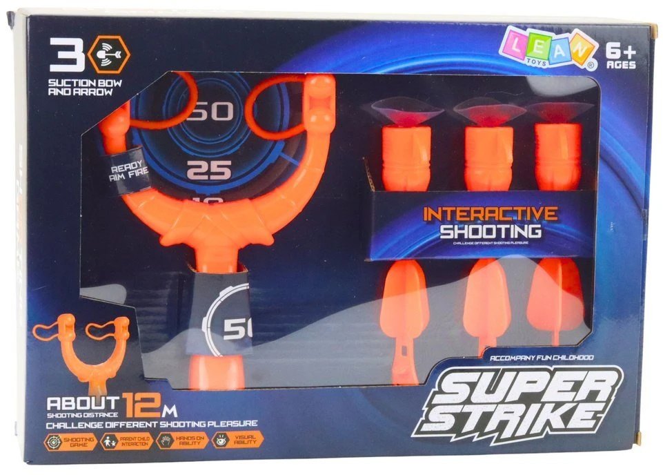 Lean Toys Šaudymo rinkinys timpa su siurbtukais