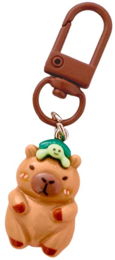 Lean Toys Mini kapibara raktų pakabukų rinkinys, 4 vnt.