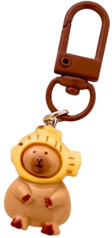 Lean Toys Mini kapibara raktų pakabukų rinkinys, 4 vnt.
