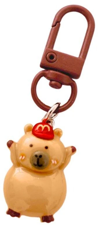 Lean Toys Mini kapibara raktų pakabukų rinkinys, 4 vnt.