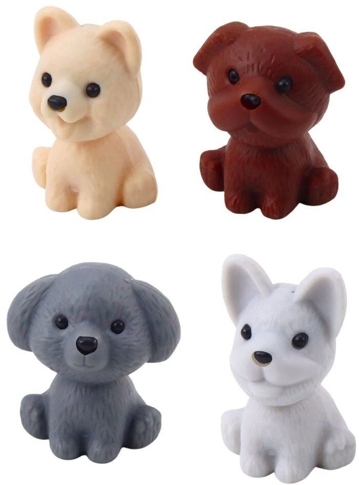 Lean Toys Šunų priežiūros rinkinys su vonia ir nameliu, 4 vnt.