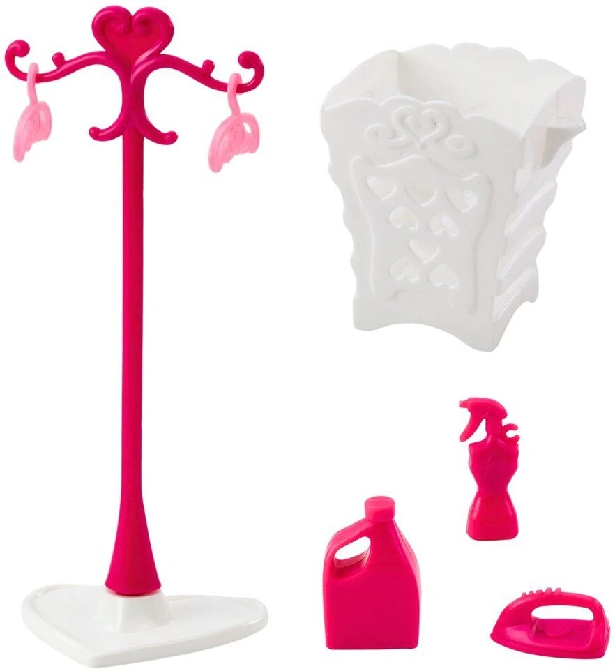 Lean Toys Skalbimo kambario rinkinys lėlėms 29 cm