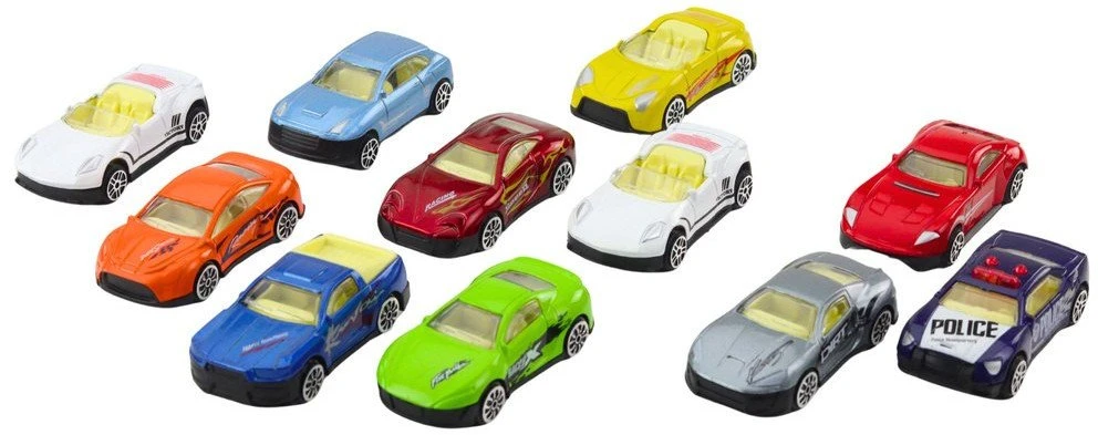 Lean Toys 1:64 Mastelio Modernių Sportinių Automobilių Rinkinys su 25 Modeliais
