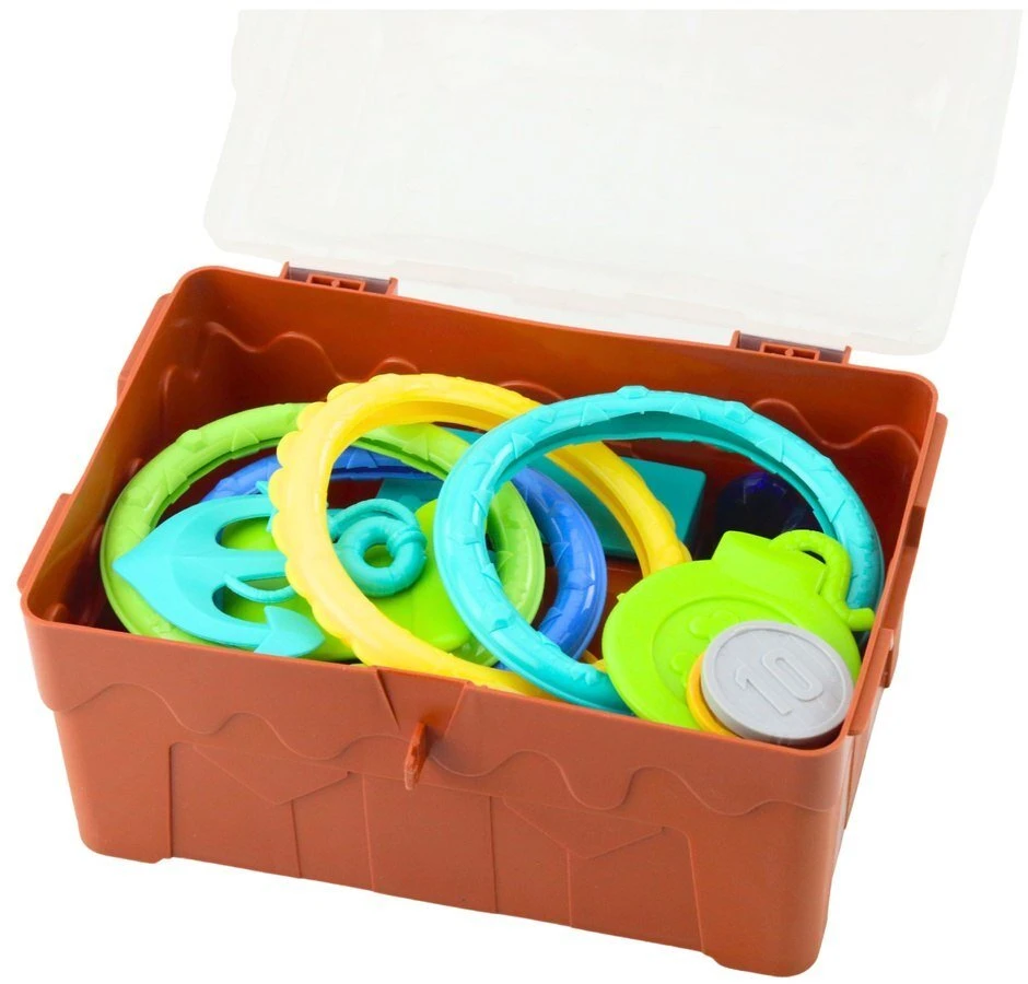 Lean Toys Vandens žaidimų lobio dėžutė 21 dalių