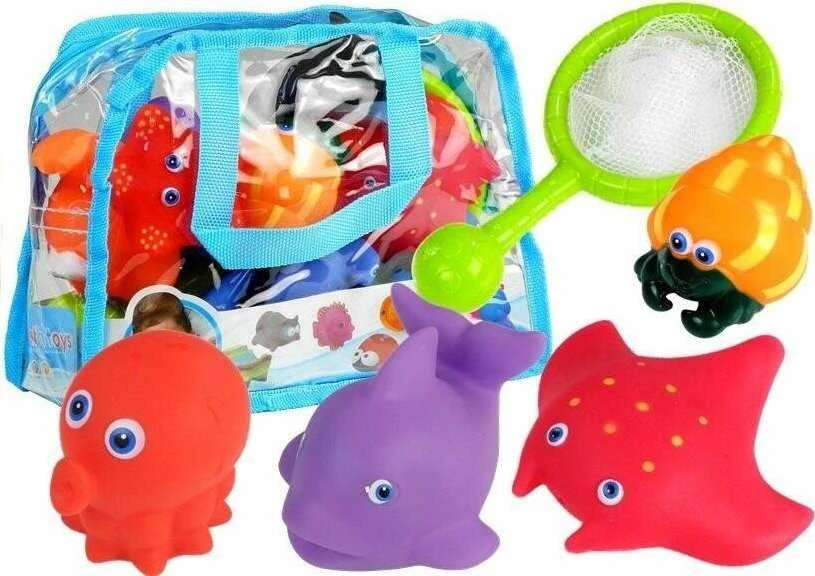 Lean Toys Guminiai vonios žaislai vaikams