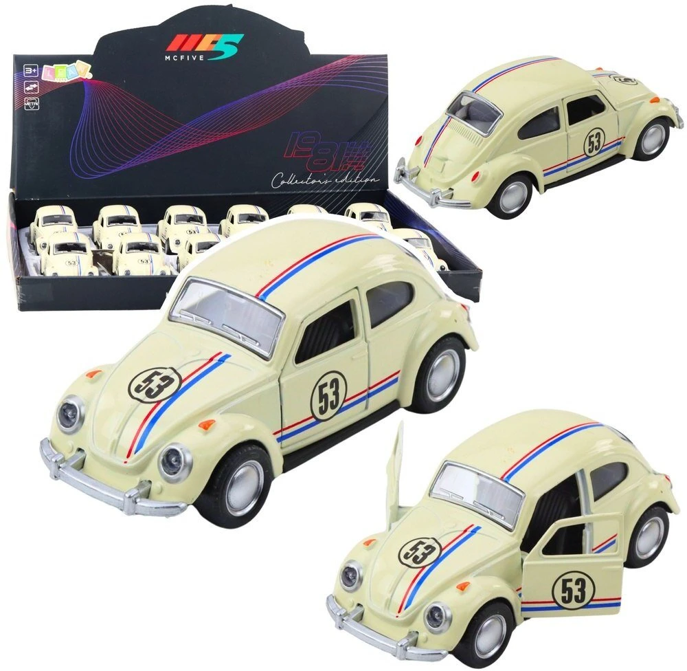 Lean Toys Metalinis klasikinis automobilis 1:32 su atidaromomis durimis