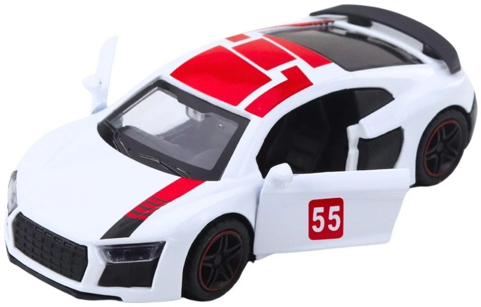 Lean Toys Metalinė sportinė mašina 1:43 su atidaromomis durimis