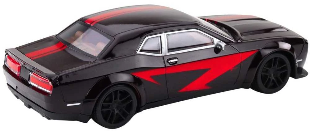 Lean Toys Juodas ir raudonas sportinis automobilis, 28x11.5x7.5 cm