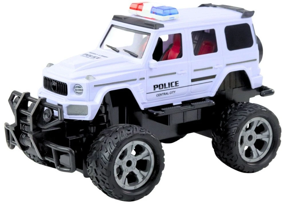 Lean Toys Nuotoliniu būdu valdomas policijos visureigis 1:12