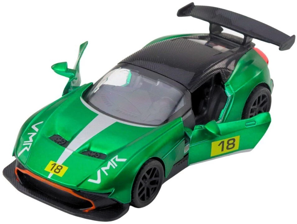 Lean Toys Metalinė lenktyninė mašina 1:32 su atidaromomis durimis