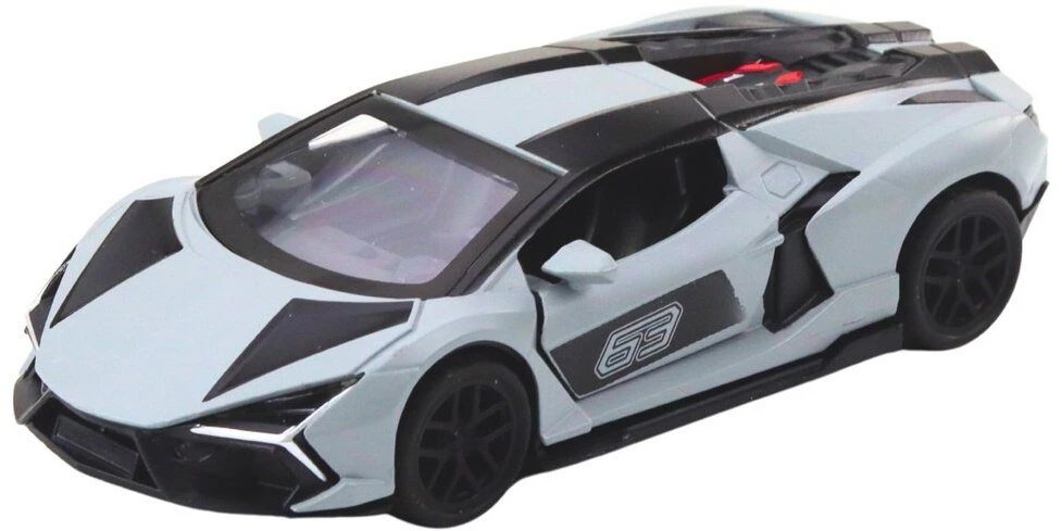 Lean Toys 1:32 Metalinis lenktyninis automobilis su atidaromomis durimis