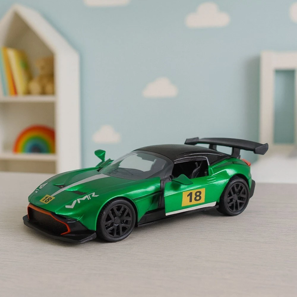 Lean Toys Metalinė lenktyninė mašina 1:32 su atidaromomis durimis