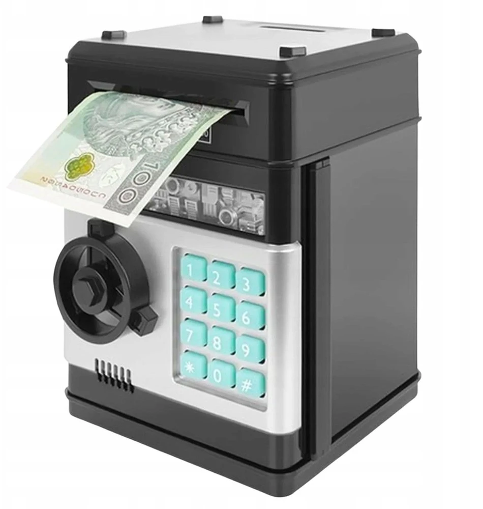 Sejf/ Elektroninė taupyklė vaikams su PIN ir garso efektais