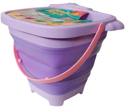 Lean Toys Sulankstomas kibiras vienaragis, rožinis